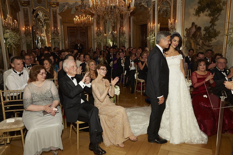 George Clooney and Amal Alamuddin Wedding Pictures